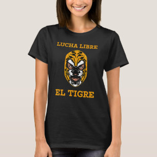 Lucha Libre El Tigre Mexikanischer Wrestling Maske T-Shirt