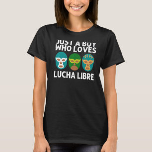 Lucha Libre Entwürfe für Jungen Männer Luchador Wr T-Shirt