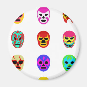 Lucha Libre Masken-Mexikaner-Wrestling Magnet
