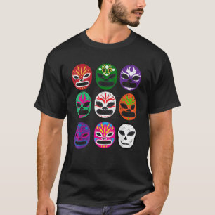 Lucha Libre Masken mexikanischer Wrestling Maske T-Shirt