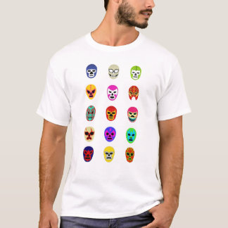 Lucha Libre Masken-mexikanisches Wrestling-T-Shirt T-Shirt