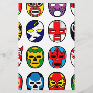 Lucha Libre Maskenringkämpfer Mexikaner-Wrestling Briefpapier