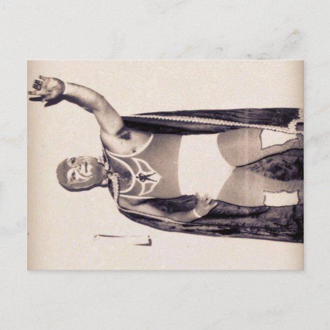 LUCHA LIBRE MEXICANA POSTKARTE (Vorderseite)