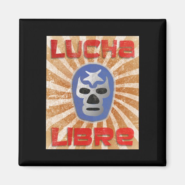 Lucha Libre Mexikanischer Wrestling Magnet (Vorne)