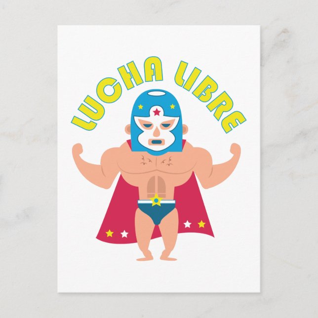 Lucha Libre Postkarte (Vorderseite)