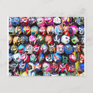 Lucha Libre Postkarte