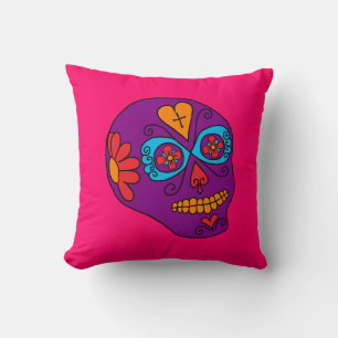 Lucha Libre Zucker Schädel Kissen