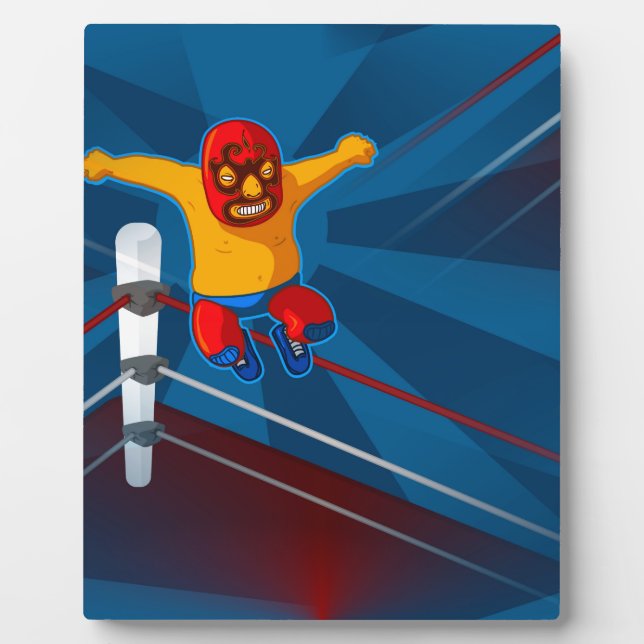 Luchador Fotoplatte (Vorderseite)