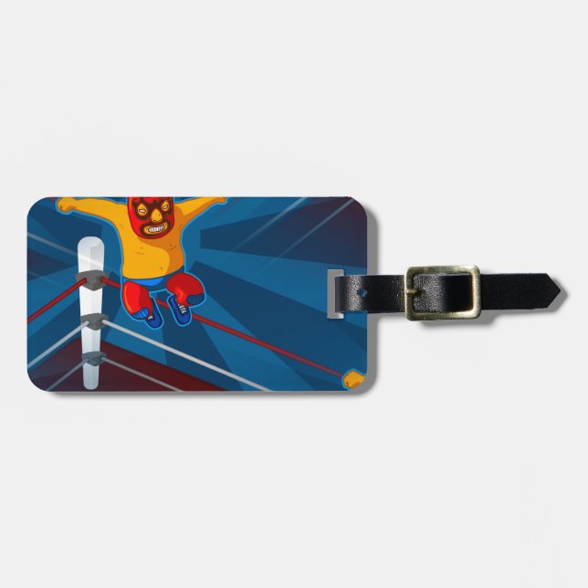Luchador Gepäckanhänger (Vorderseite horizontal)