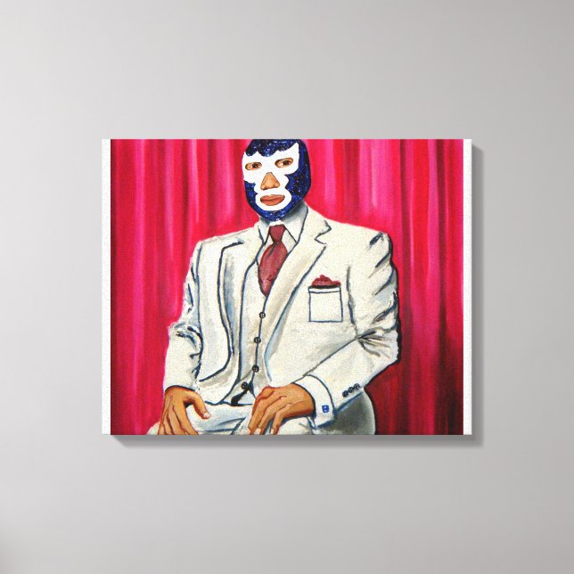 Luchador Leinwanddruck (Vorderseite)