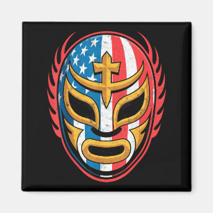 Luchador-Maske Mexikanischer Ringkampf Luchador-Ri Magnet