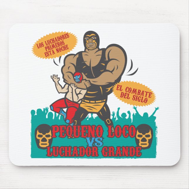 Luchador Noche Mousepad (Vorne)