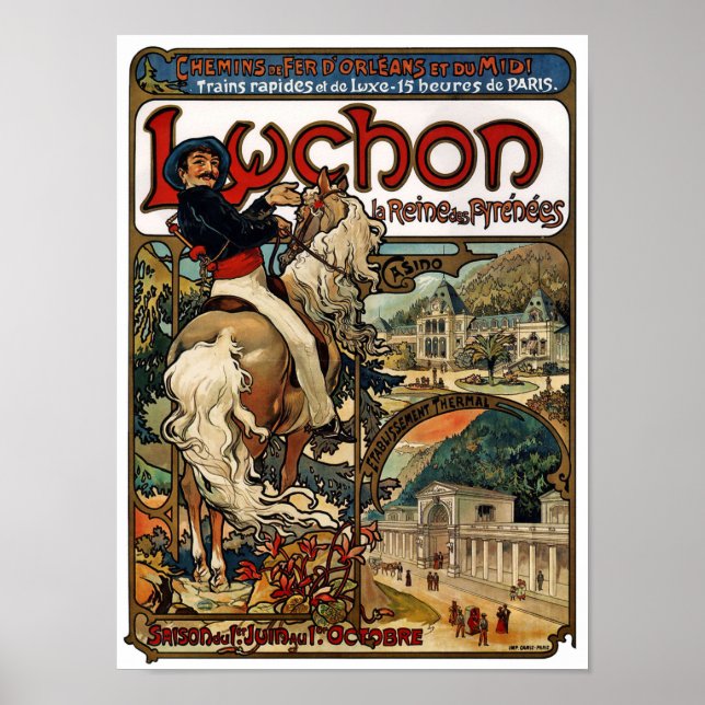 Luchon, Mucha Poster (Vorne)