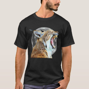 Luchs Großkatzen Katzen Ölmalfilter Bobc T-Shirt