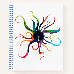 LUCI Spiralnotebook, 8,5 x 11, harte Abdeckung Notizbuch