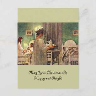 Lucia Day Feiertagspostkarte