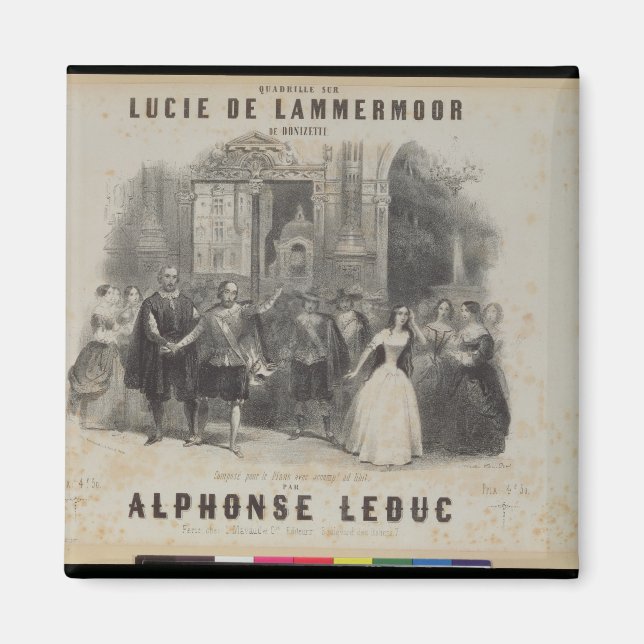 Lucia de Lammermoor' von Gaetano Donizetti Magnet (Vorne)