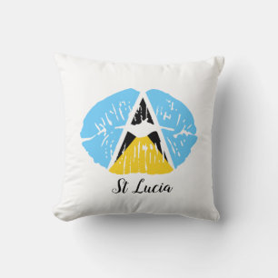 Lucia Flag Lippen Kissen