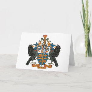 Lucia-Wappen - Grußkarte Karte