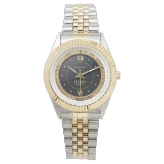 LUCIAN GENÈVE Two-Tone Luxury Watch Armbanduhr
