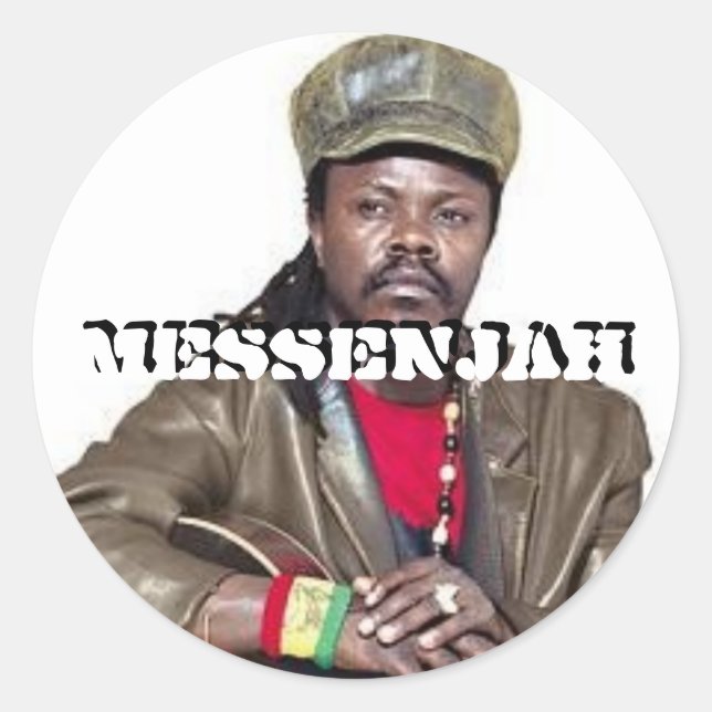 Luciano ST Round Stickers (Vorderseite)