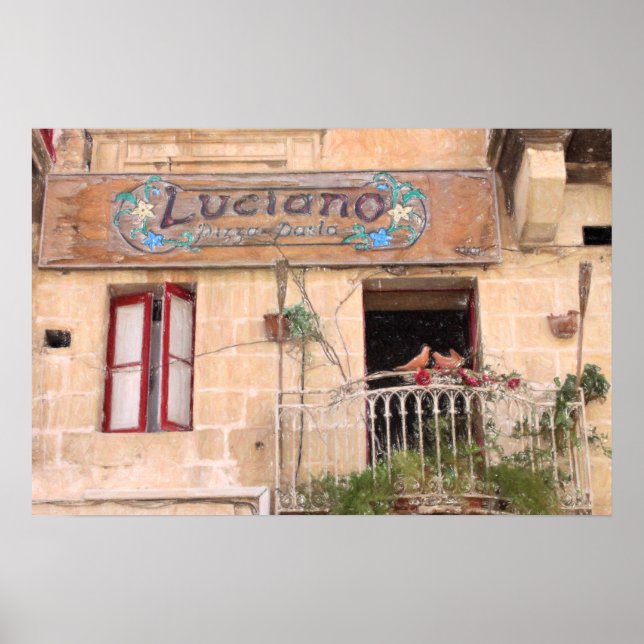 Luciano's Pizza Poster (Vorne)