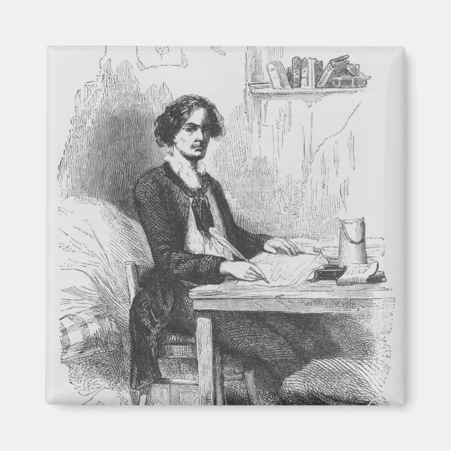 Lucien de Rubempre schreibt einen Brief Magnet (Vorne)