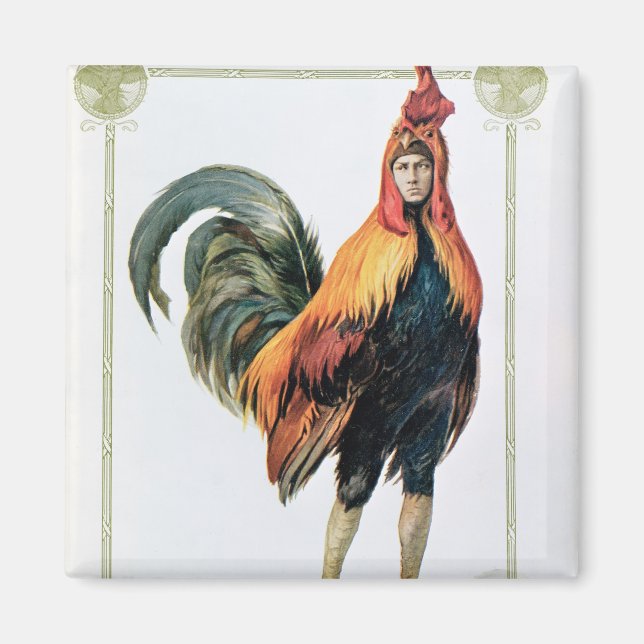 Lucien Guitry in 'Chantecler' Magnet (Vorne)