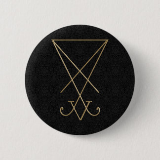 Lucifer Alchemy Sigil Gothic Art Button