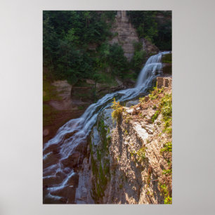 Lucifer Falls, Robert H Treman Staat Park, NY Poster