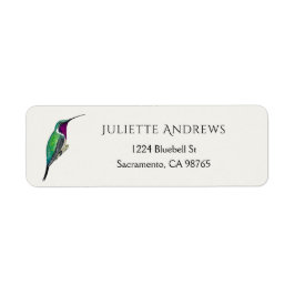 Lucifer Hummingbird Return Address Label