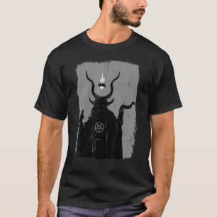 Lucifer Light Bearer Satanic Occult Baphomet Ziege T-Shirt