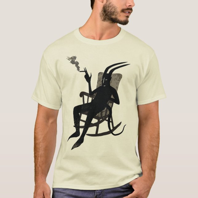 Lucifer on Break - Dunkler Spaß Devil T-Shirt (Vorderseite)