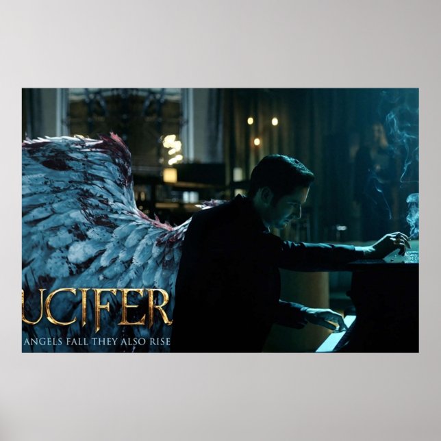Lucifer Piano Wings Poster (Vorne)