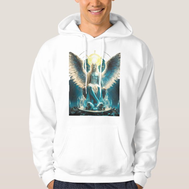 Lucifer stellt sein Licht und seine Eigenschaft da Hoodie (Vorderseite)