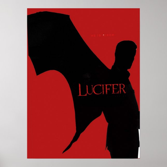 Lucifer TV-Show Design Poster (Vorne)