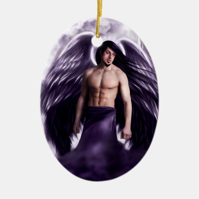 Lucifer Verzierung Keramikornament (Vorne)