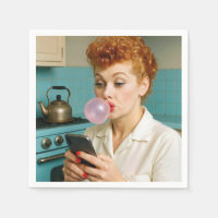 Lucille Ball Simste auf einem Handy