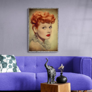 Lucille Ball Vintag Classic, elegantes Poster