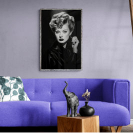 Lucille Ball Vintag Classic, elegantes Poster