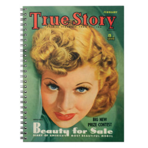 Lucille Ball-Vintages Notizbuch ab 1941 Notizblock
