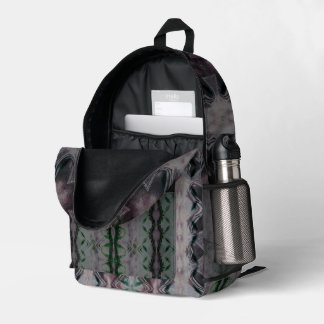 Lucina dunkel violett bedruckter rucksack