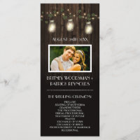 Luciole rustique + Vignoble Programmes de mariage