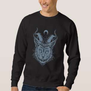 Lucipurr Satan Katze Dämonische Böse Kätzchen Sata Sweatshirt
