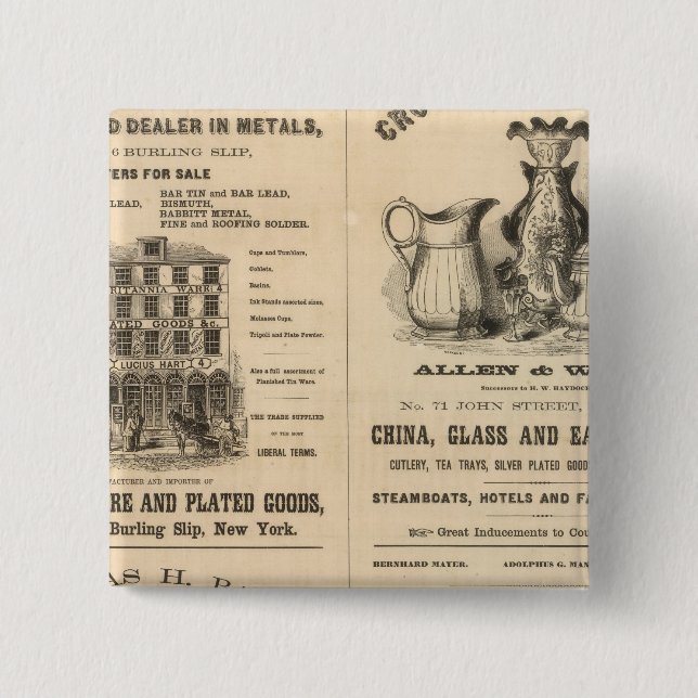 Lucius Hart Button (Vorderseite)