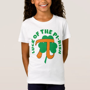 LUCK DER PI RISH St Patrick's Day Pi Day Kids T-Shirt