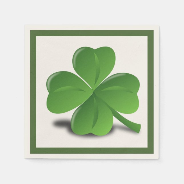 LUCK DES IRISH SERVIETTE (Vorderseite)
