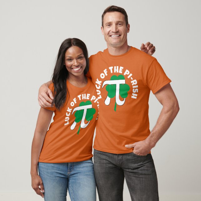 LUCK DES PI RISH Combo Pi Day St Patrick's Day T-Shirt (Unisex)