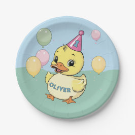 Luck Duck Birthday Party Duckie Paper Cup Pappteller