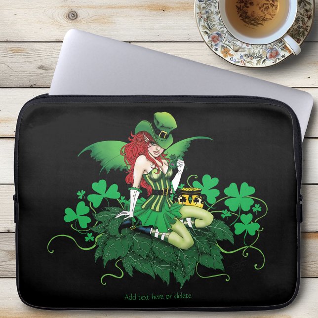 Luck Irish Fairy Green Laptopschutzhülle (Von Creator hochgeladen)